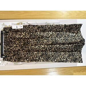 Rafaella Women's Leopard Print Casual Lounge Pants, Size M